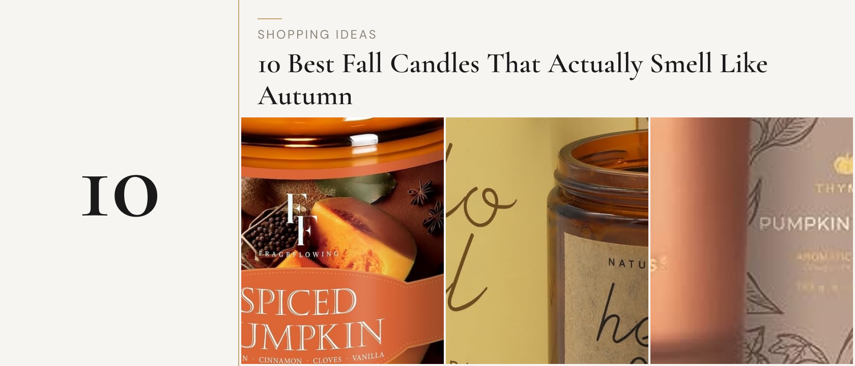 10 Best Fall Candles That Actually Smell Like Autumn