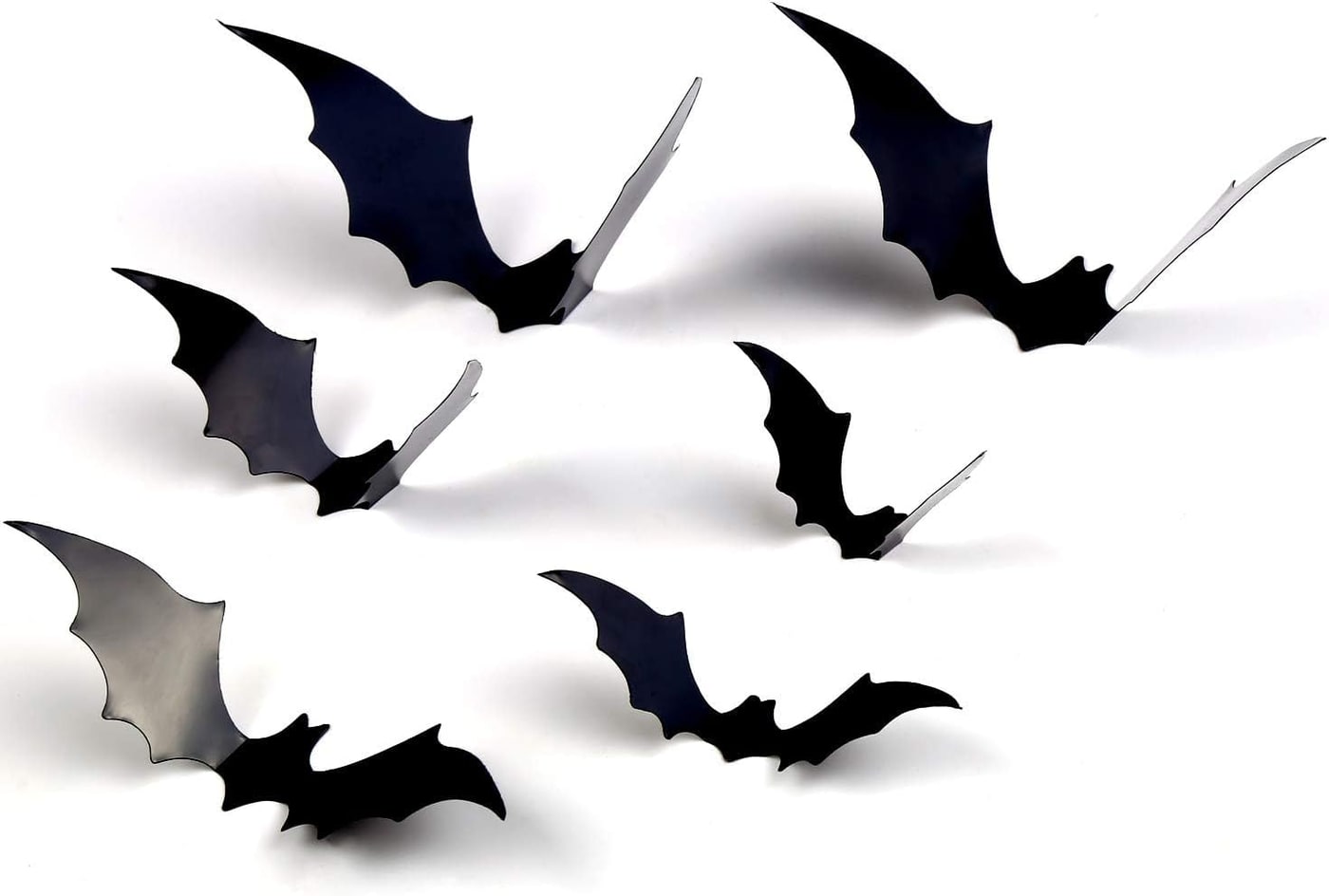 120-Piece 3D Halloween Bat Wall Stickers - Photo 4