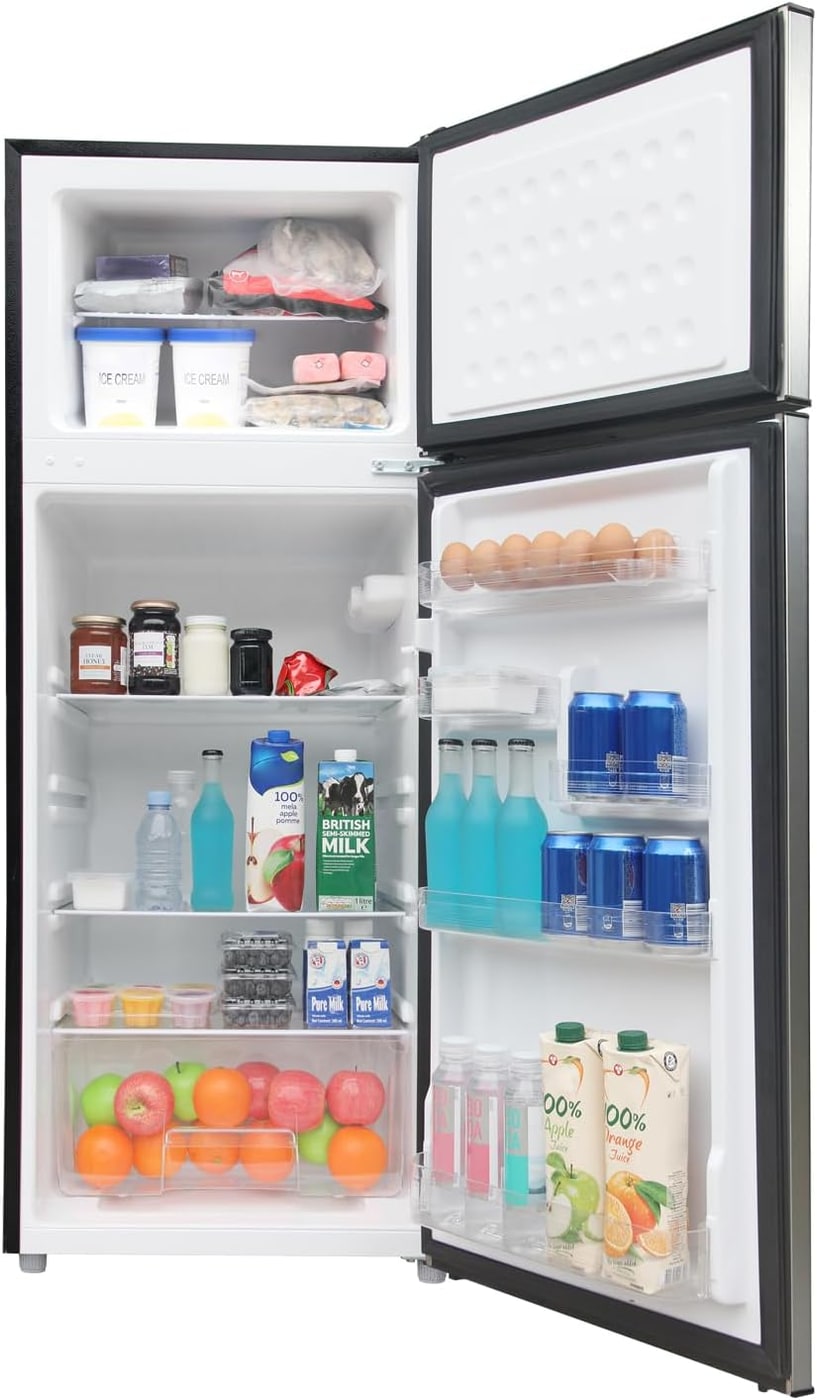 Compact Two-Door Refrigerator with Freezer, 7.5 Cu Ft - Photo 2