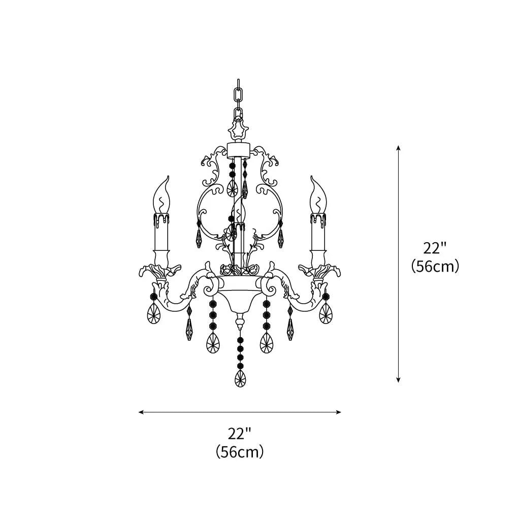 Barret Crystal Traditional Chandelier - Photo 3