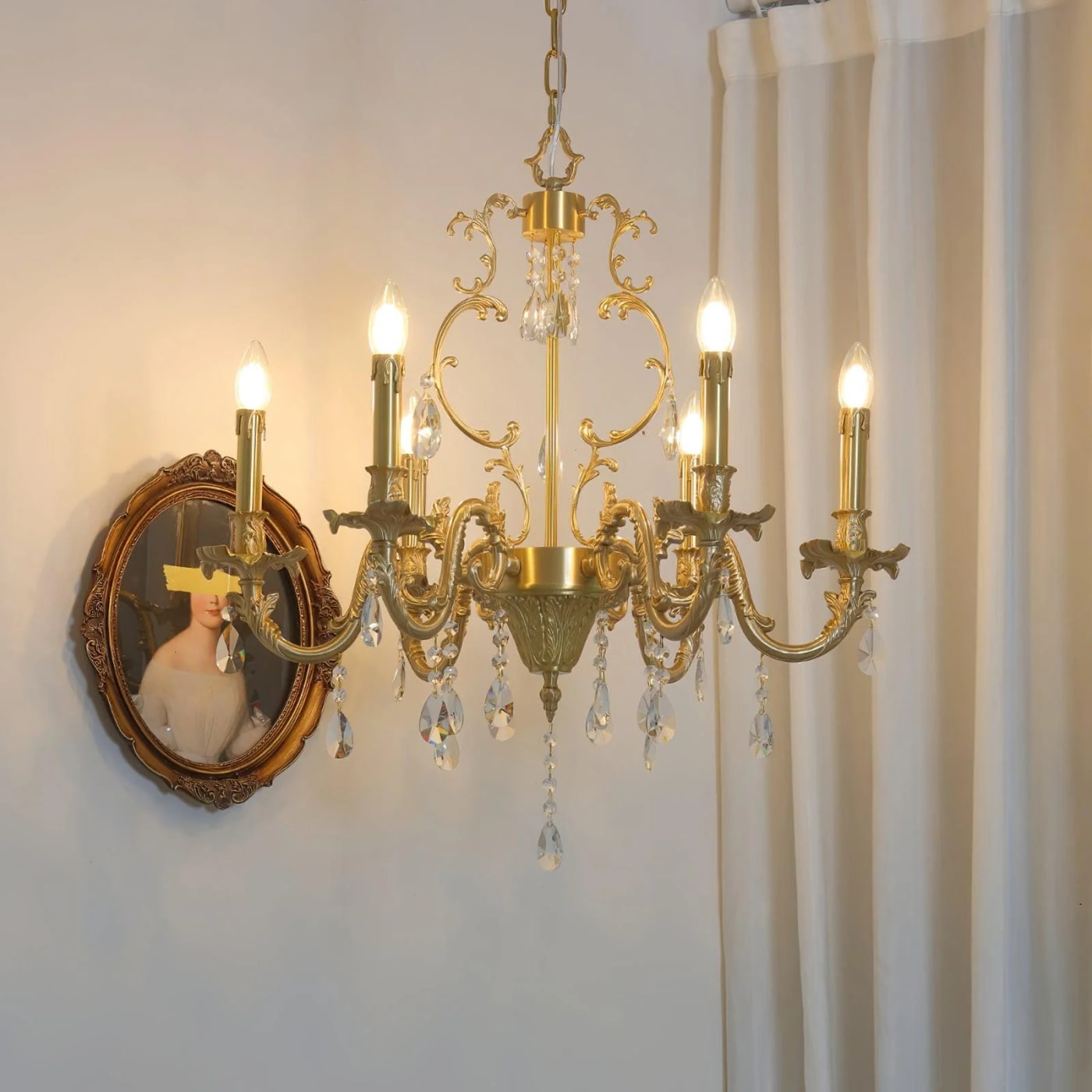 Barret Crystal Traditional Chandelier - Photo 4
