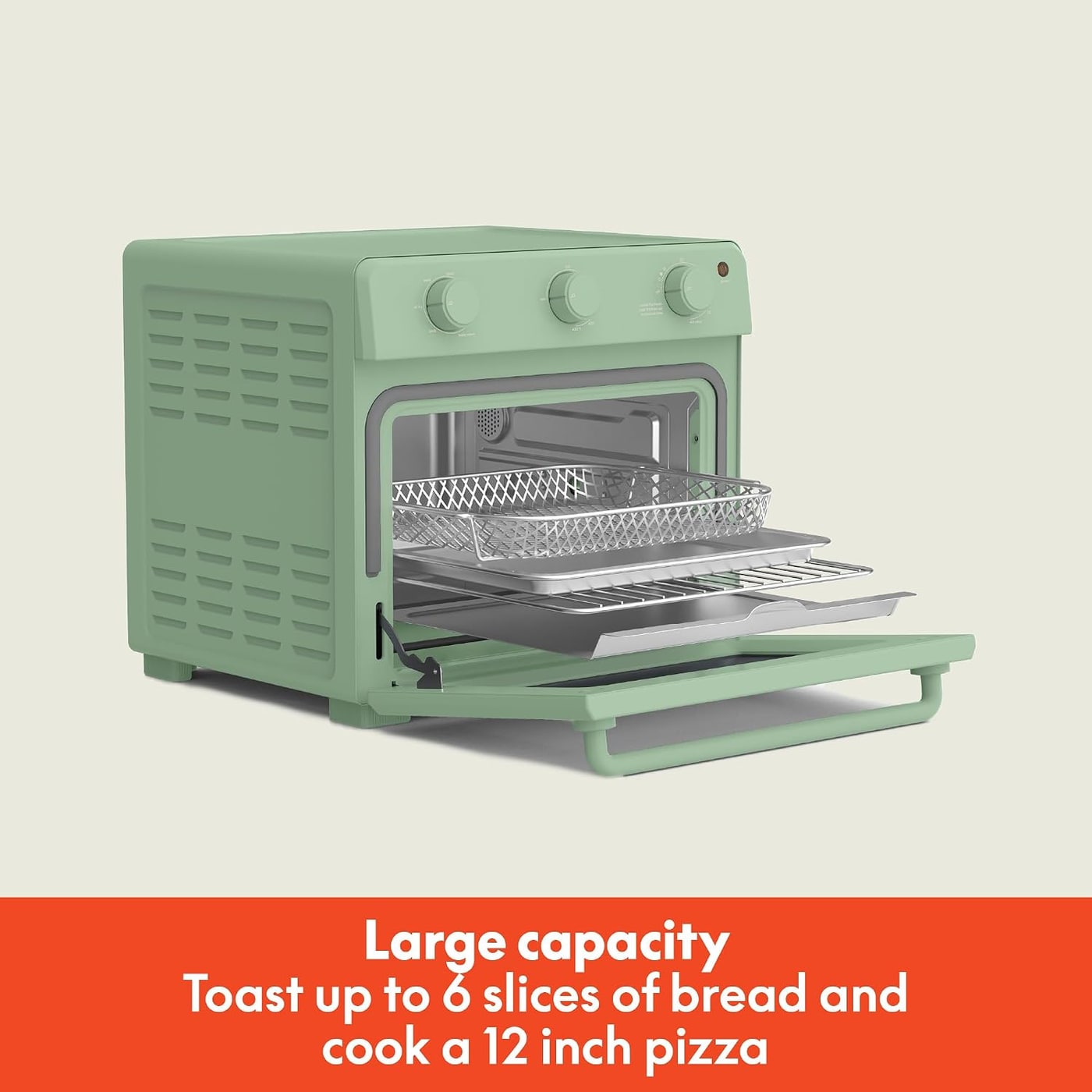 7-in-1 Air Fry Toaster Oven with EverGood Trays - Photo 2