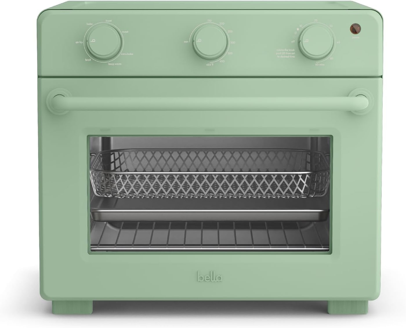 7-in-1 Air Fry Toaster Oven with EverGood Trays - Seaglass