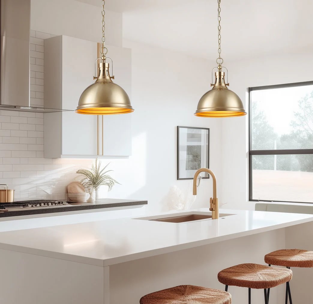 Belle Industrial Dome Pendant Light - Photo 3