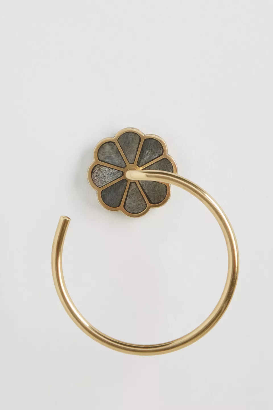 Botanist Bone & Brass Towel Ring