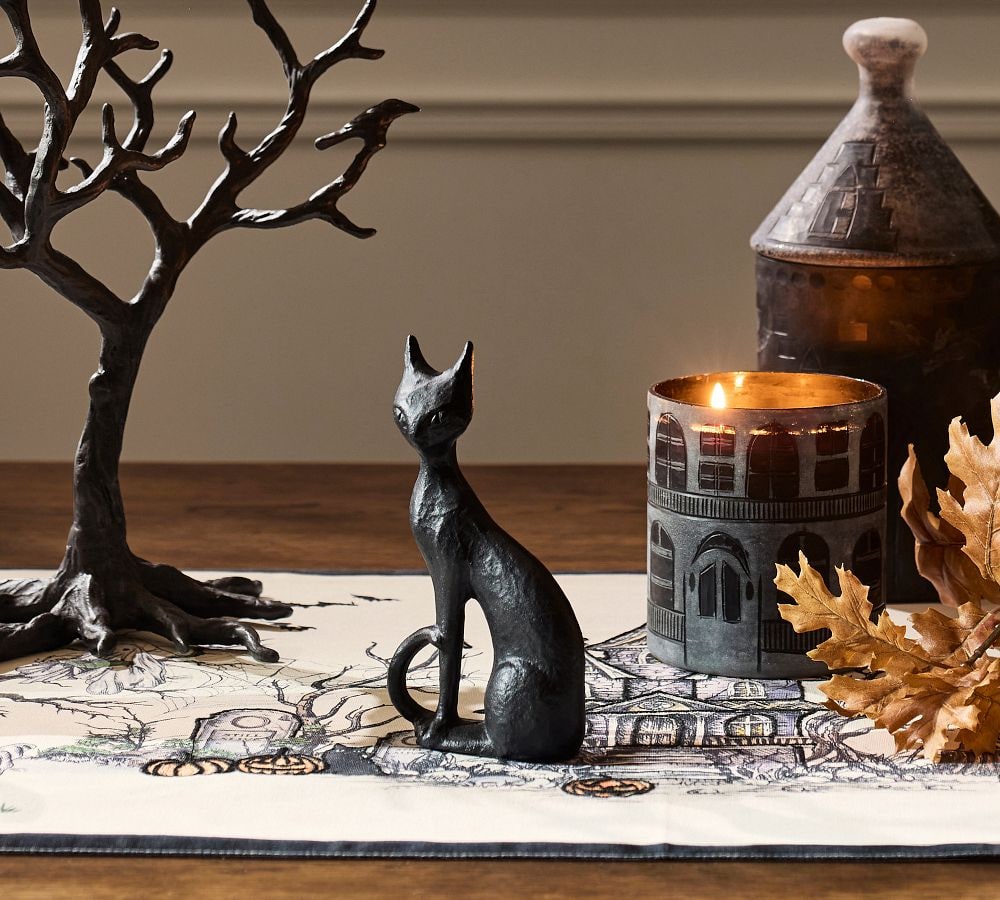 Handcrafted Bronze Cat Sculpture