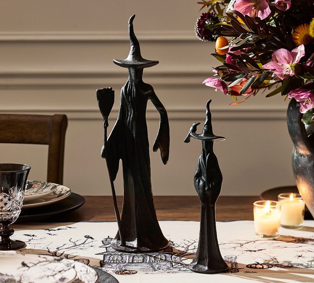 Bronze Witch Figurine