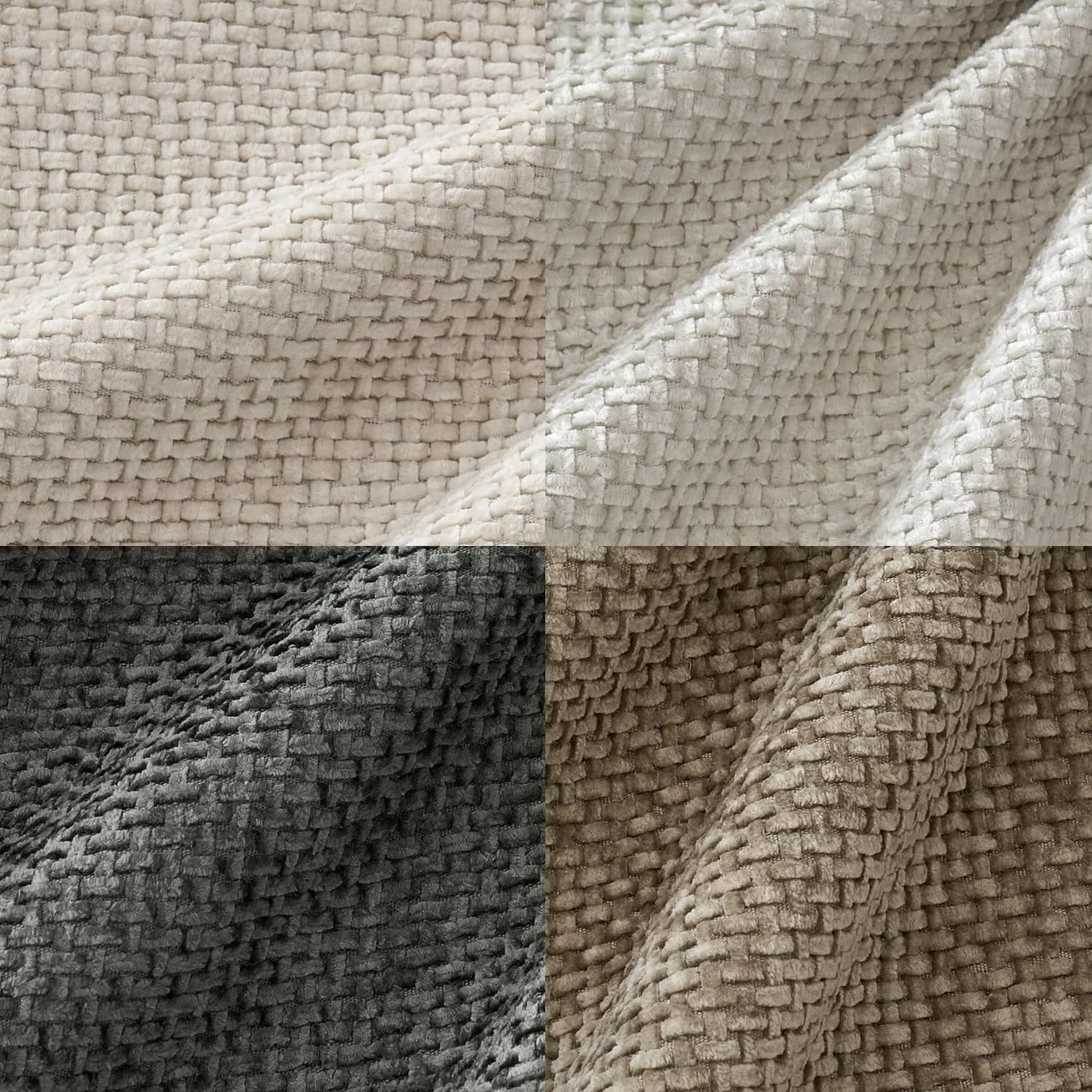 Soft Chenille Pillow Covers — 18×18 Set of 4 - Photo 2
