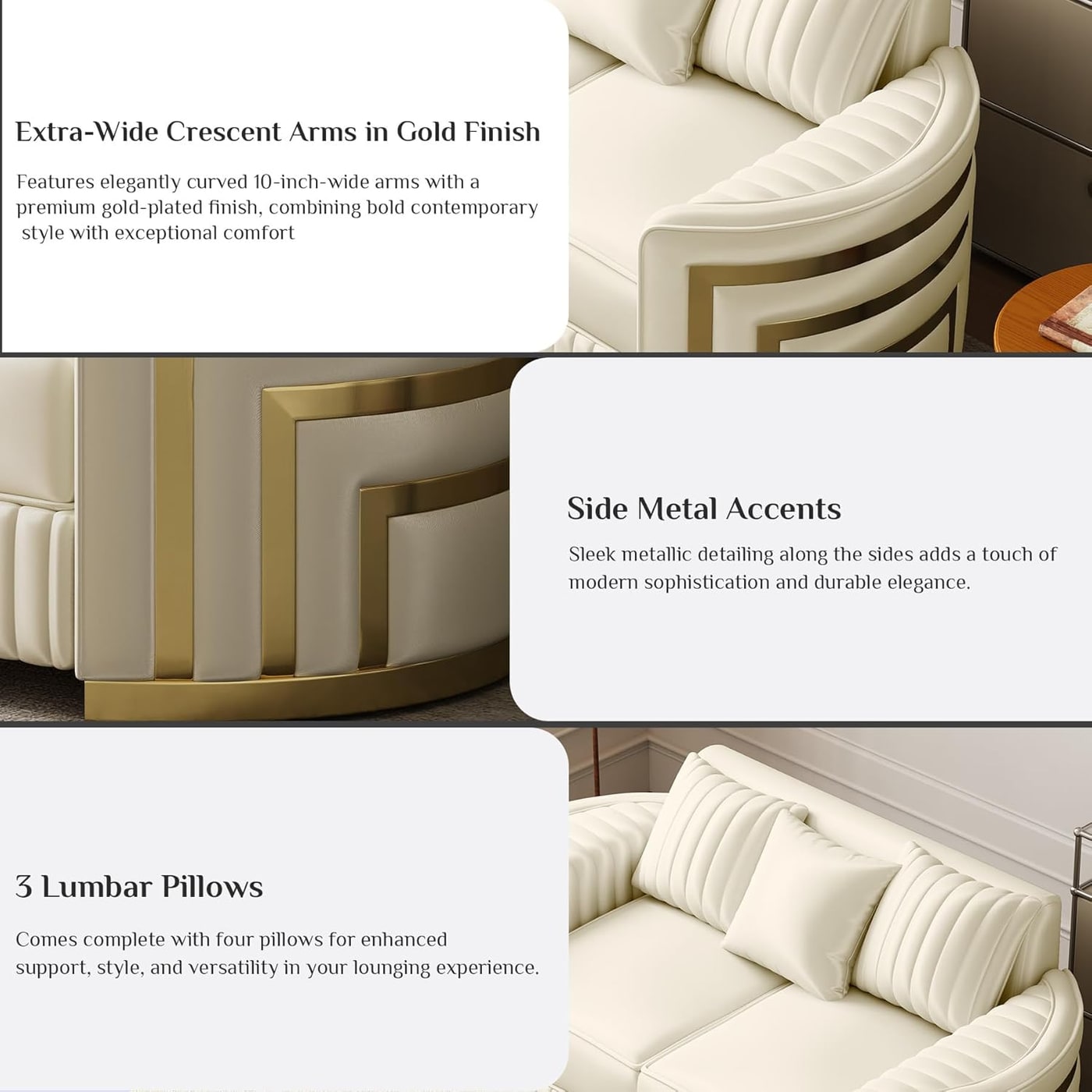 Two-Piece Tufted Velvet Chesterfield Sofa and Loveseat Set - Photo 3