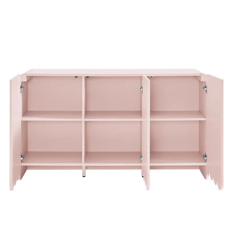Dahlia Fluted Scalloped Sideboard Cabinet - Photo 2