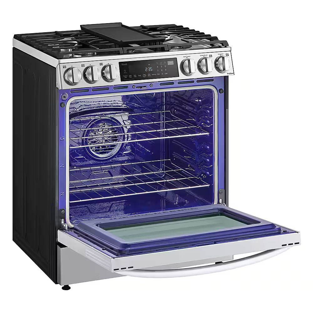 30-Inch Slide-In Dual Fuel Range with Air Fry and PrintProof Stainless Steel - Photo 4