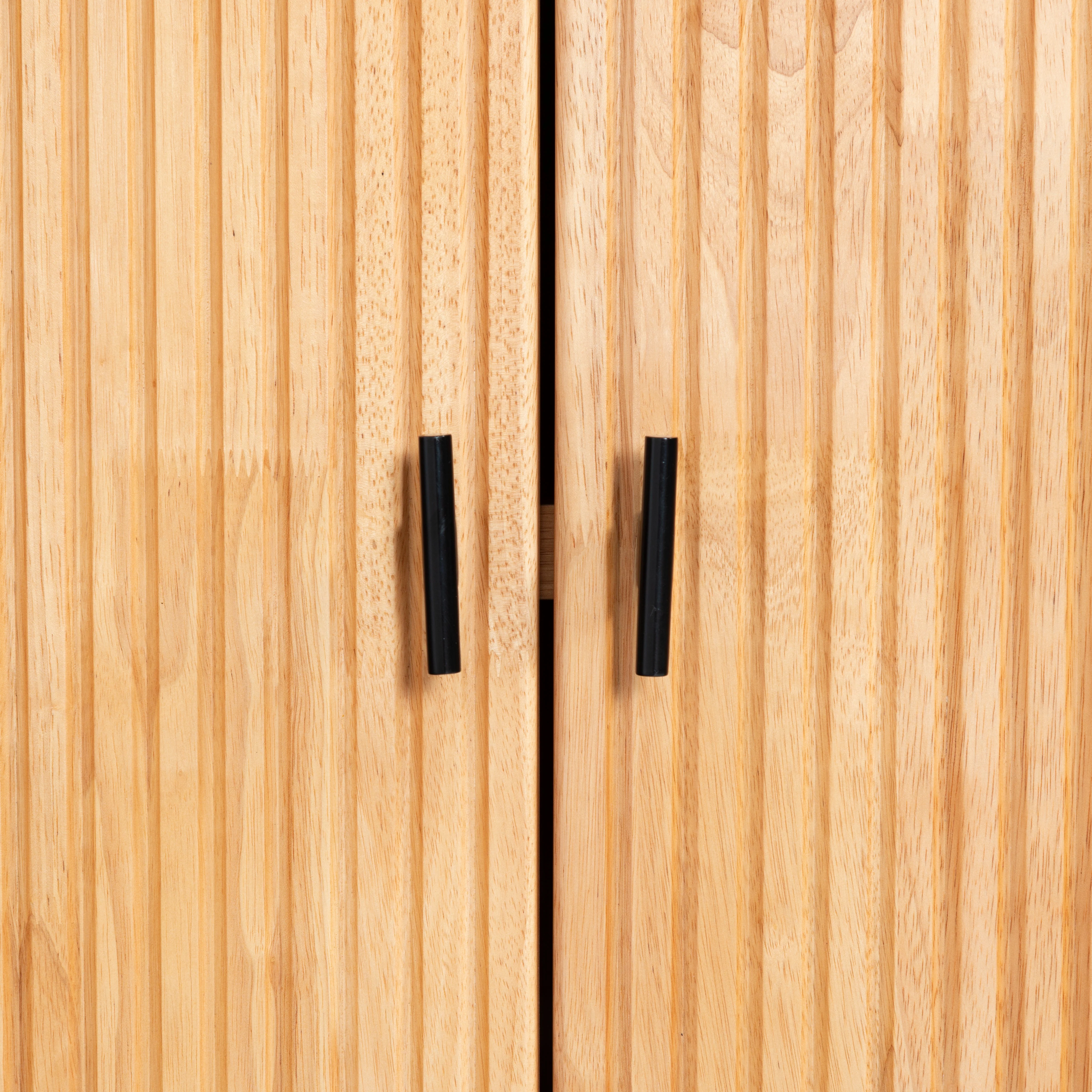 Elladora Ribbed Front Wood Bookcase - Photo 3