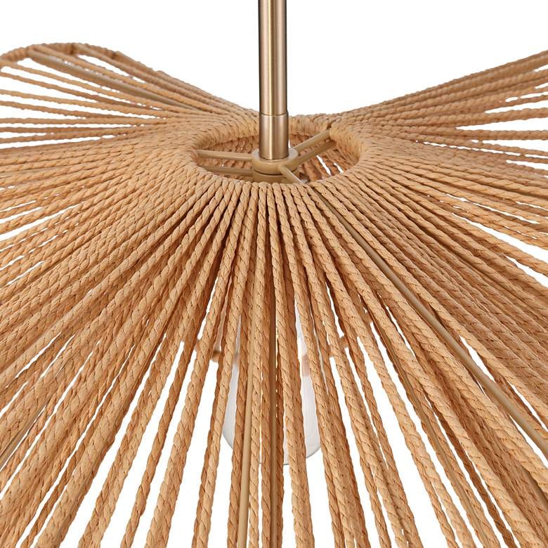Largo Rope-Wrapped Gold Pendant Light - Photo 3