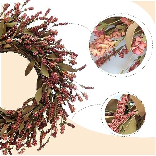 20-Inch Fall Artificial Flower String Wreath - Photo 2