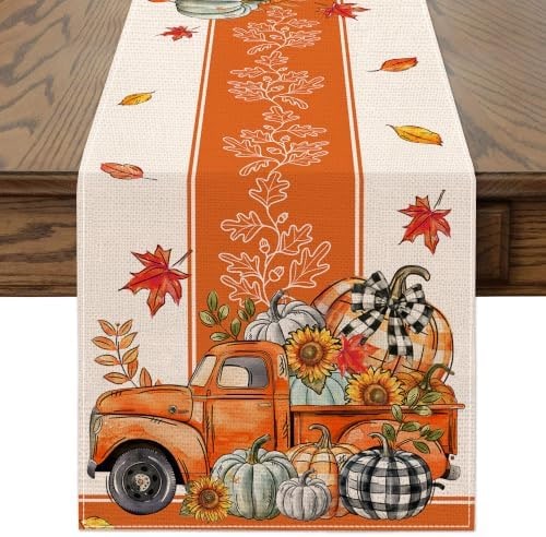 Farmhouse Fall Table Runner 13x72