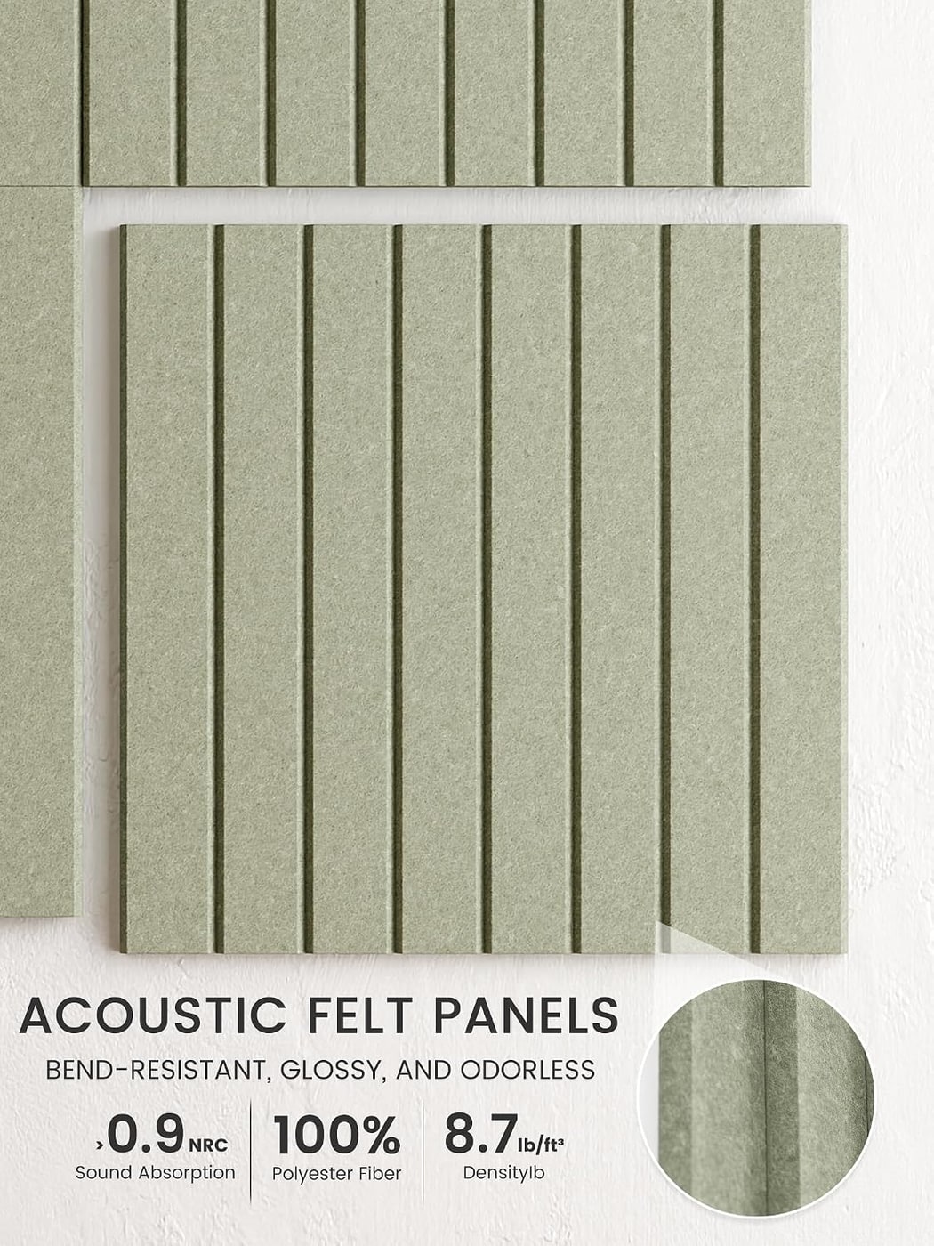 Large Felt Bulletin Board Tiles, 12-Pack - Photo 4