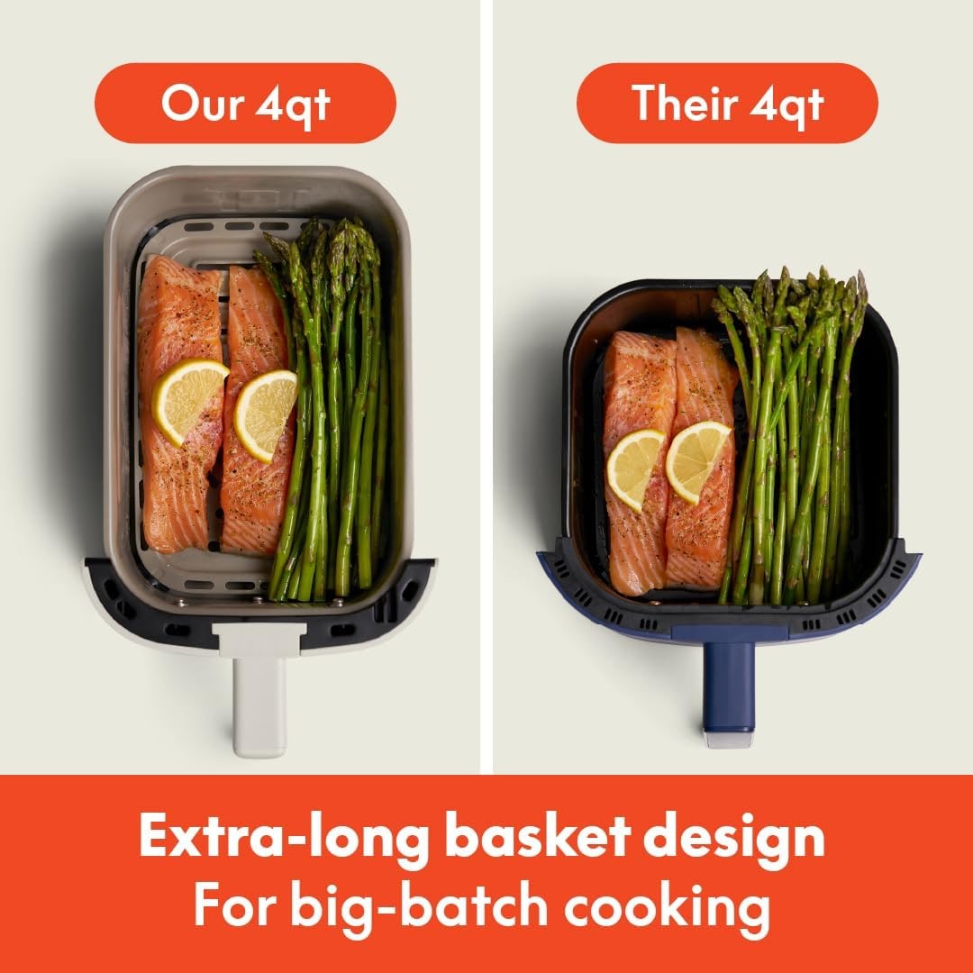 Slim Ceramic Air Fryer, 4 Qt - Photo 3