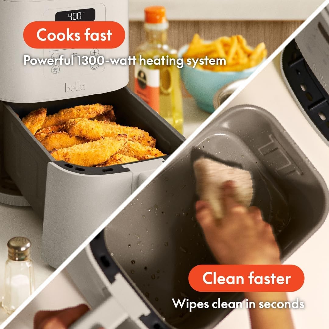 Slim Ceramic Air Fryer, 4 Qt - Photo 4