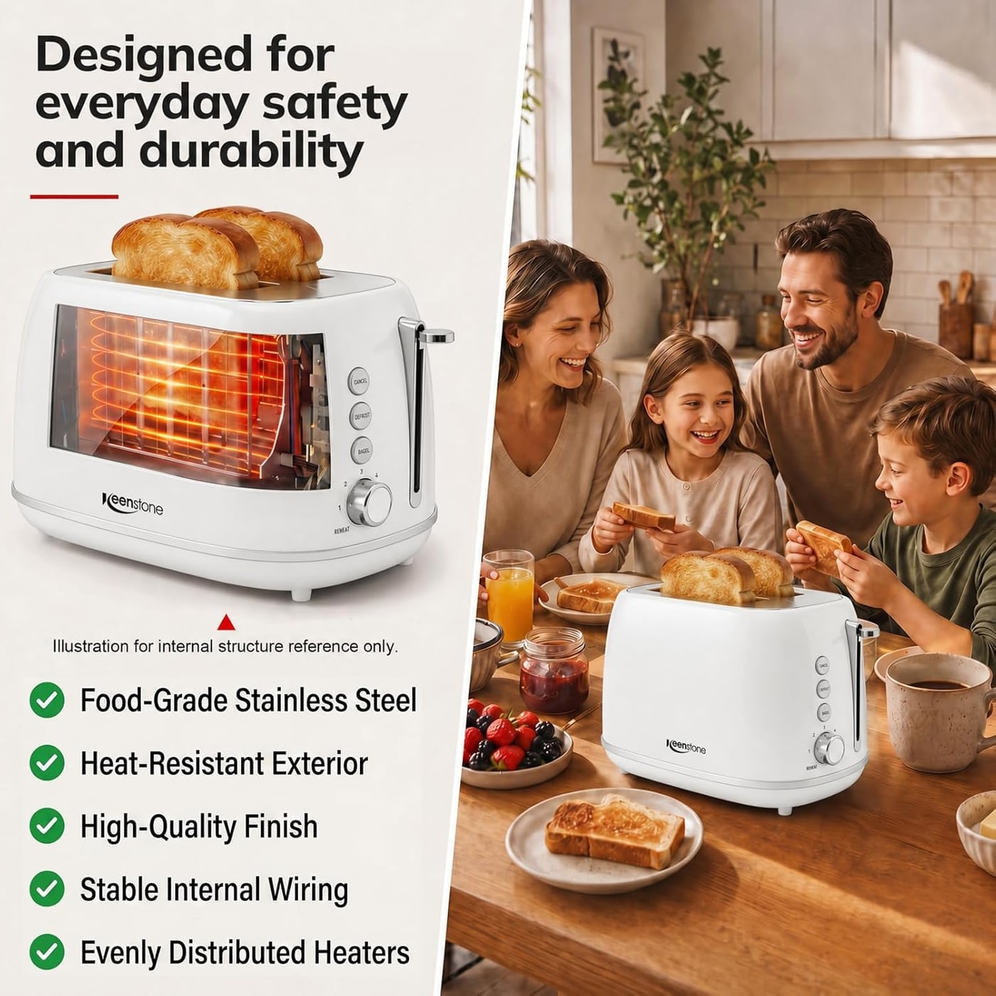 Fits-Anywhere Slim 2-Slice Toaster with Extra-Wide Slot - Photo 4