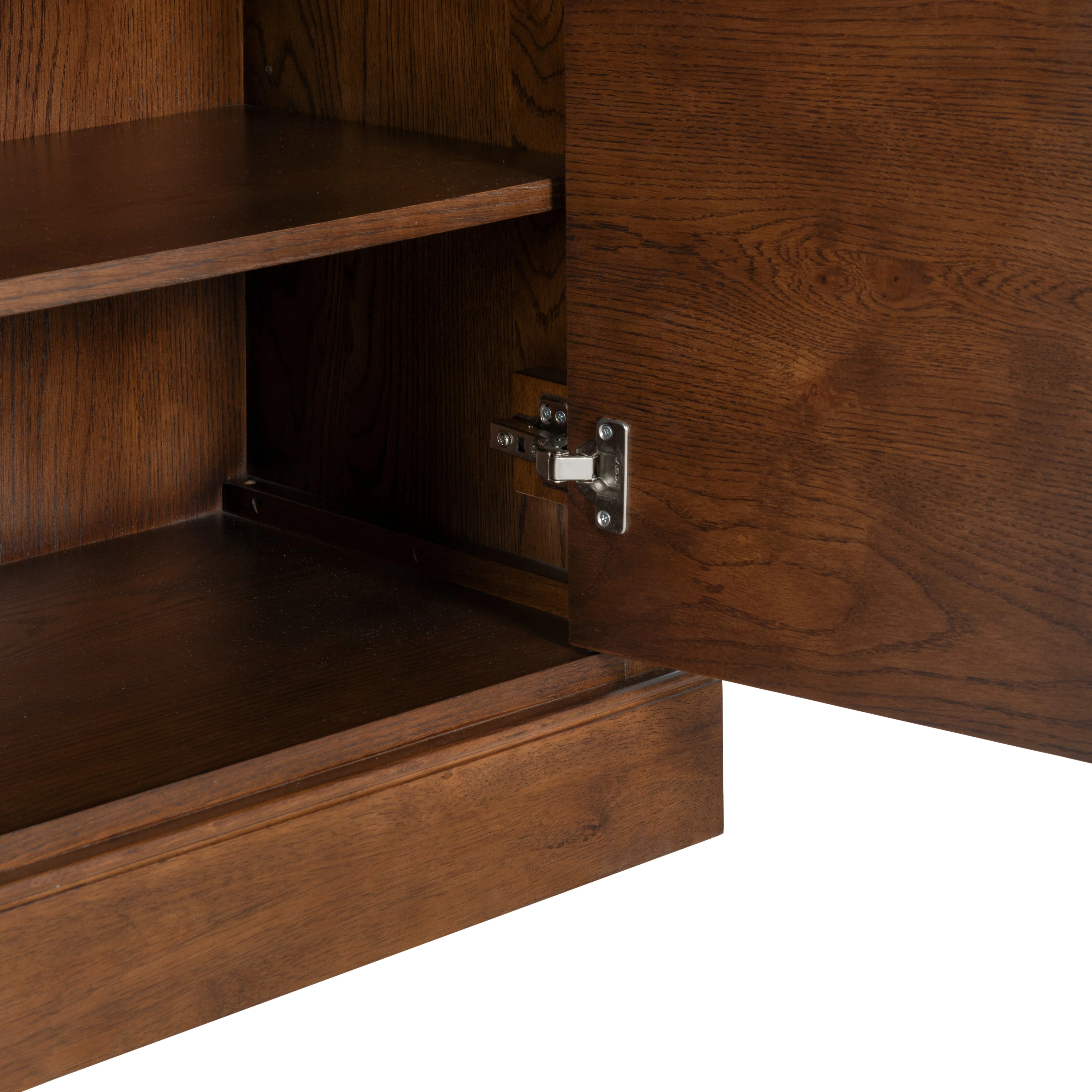 Francesco Four-Shelf Wood Bookcase - Photo 4