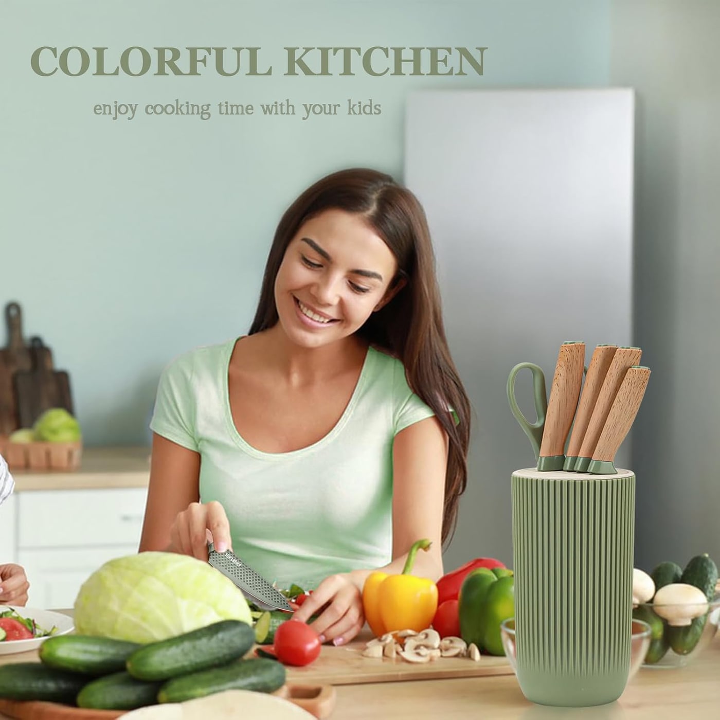 Six-Piece Stainless Steel Knife Block Set - Photo 2