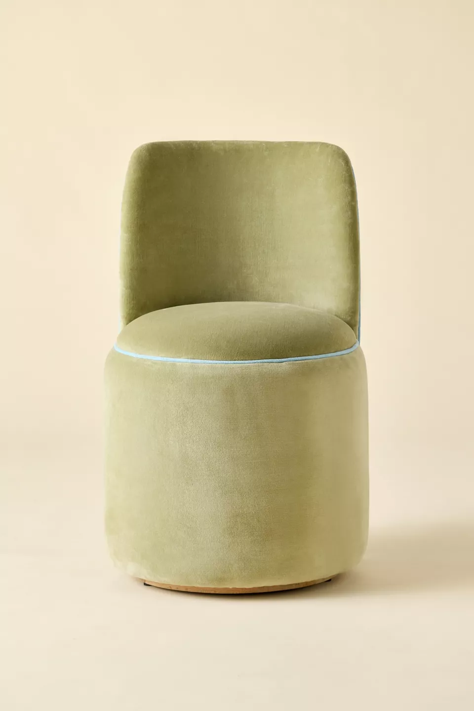 Velvet Cylindrical Vanity Chair - Photo 2