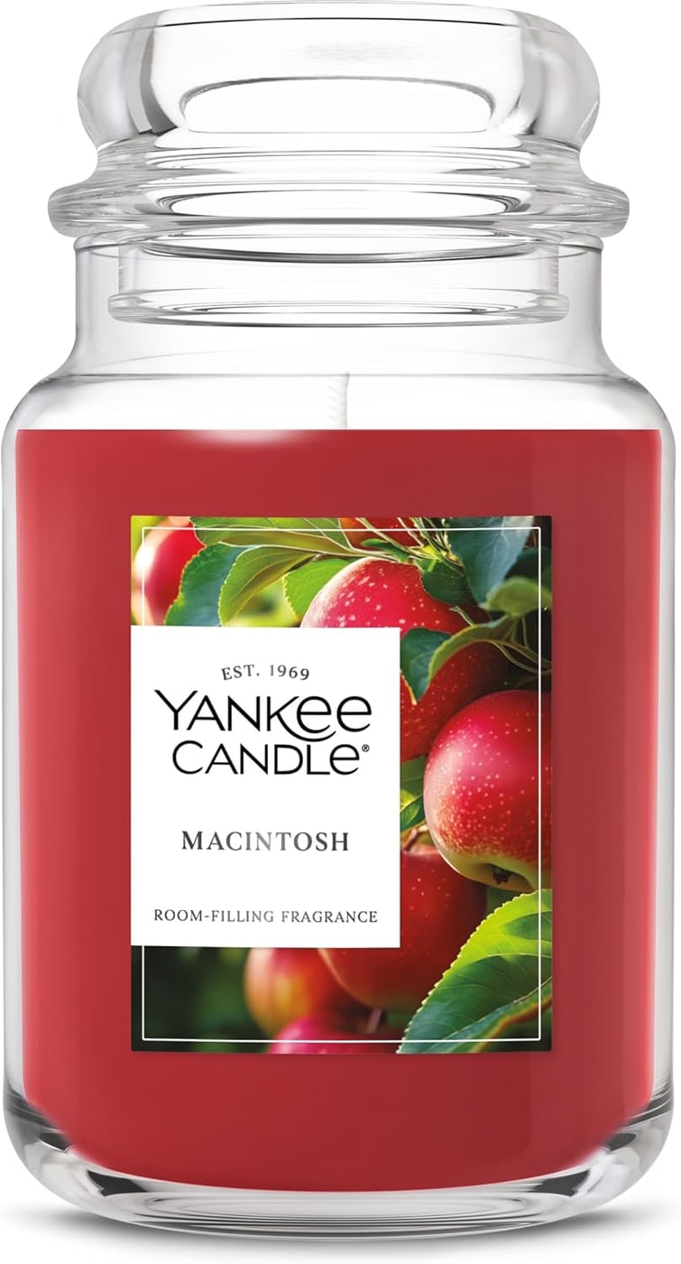Yankee Candle Original Large Jar Scented Candle in clear labeled glass jar