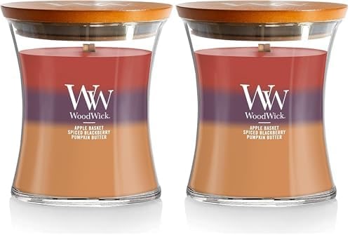 Large Trilogy Hourglass Candle with Crackling Wick