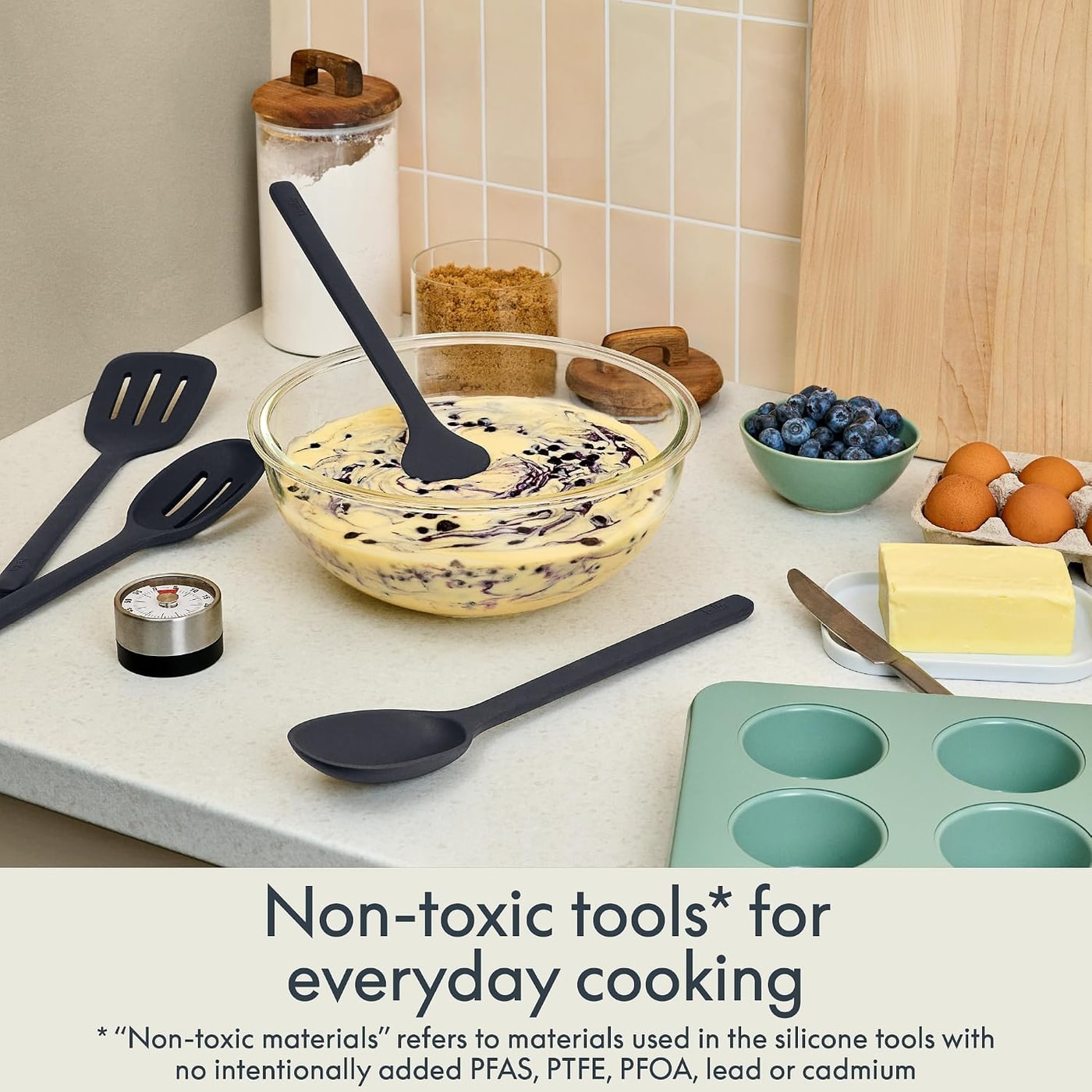 5-Piece Magnetic Kitchen Tool Rack Set - Photo 4