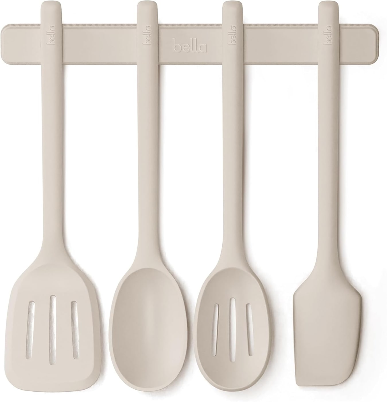 5-Piece Magnetic Kitchen Tool Rack Set - Oatmilk