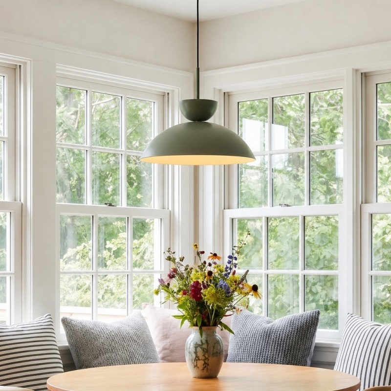 Mid-Century Dome Metal Pendant Light - Photo 4