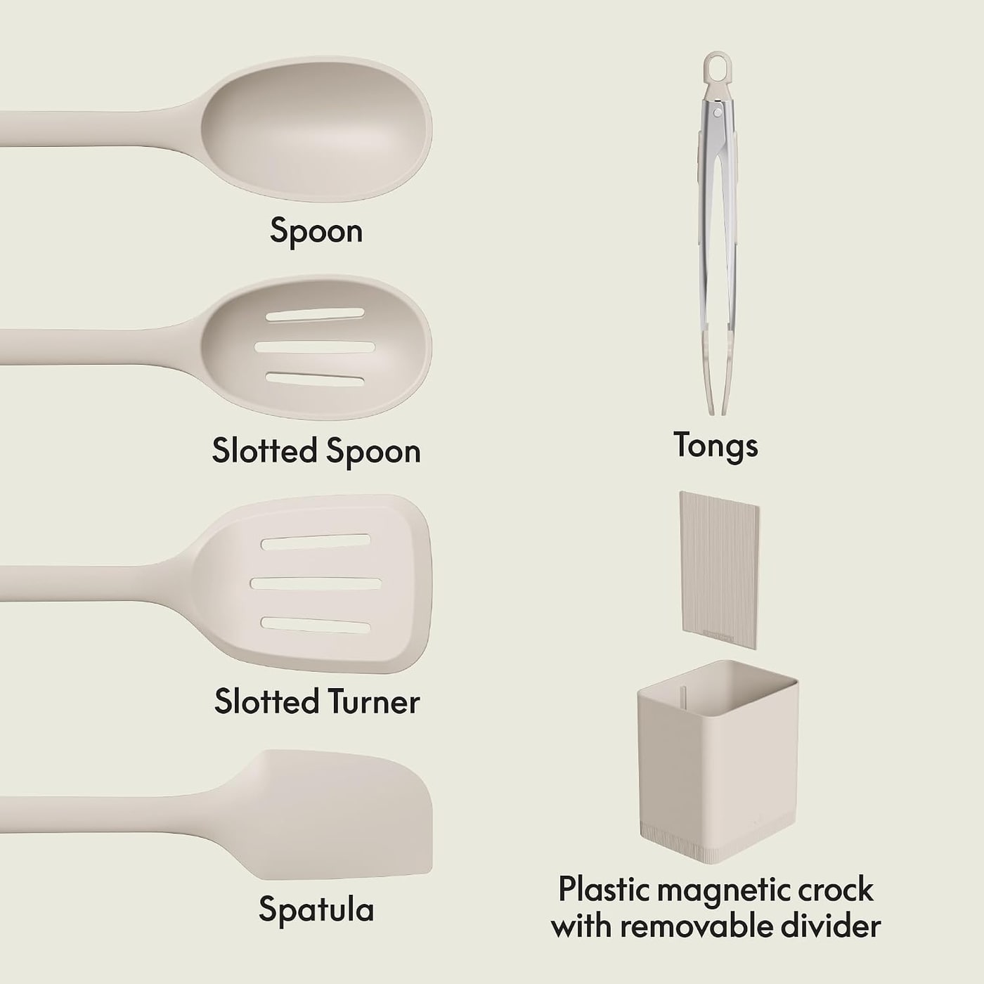 6-Piece Modular Silicone Kitchen Tool Set - Photo 2