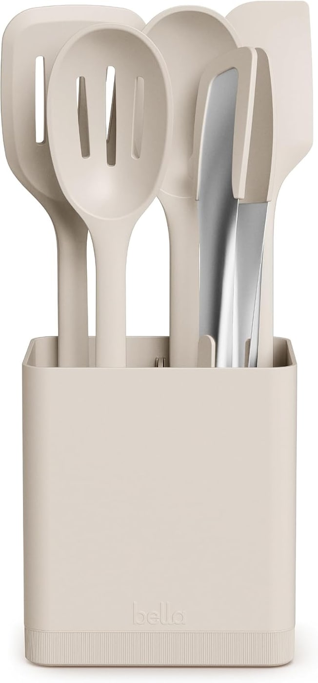 6-Piece Modular Silicone Kitchen Tool Set - Oatmilk