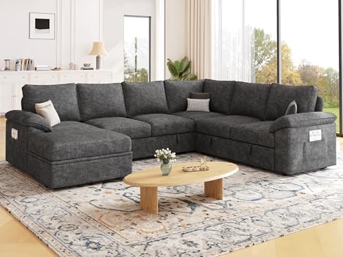 U-Shaped Modular Sleeper Sectional with Pull-Out Bed - Photo 3