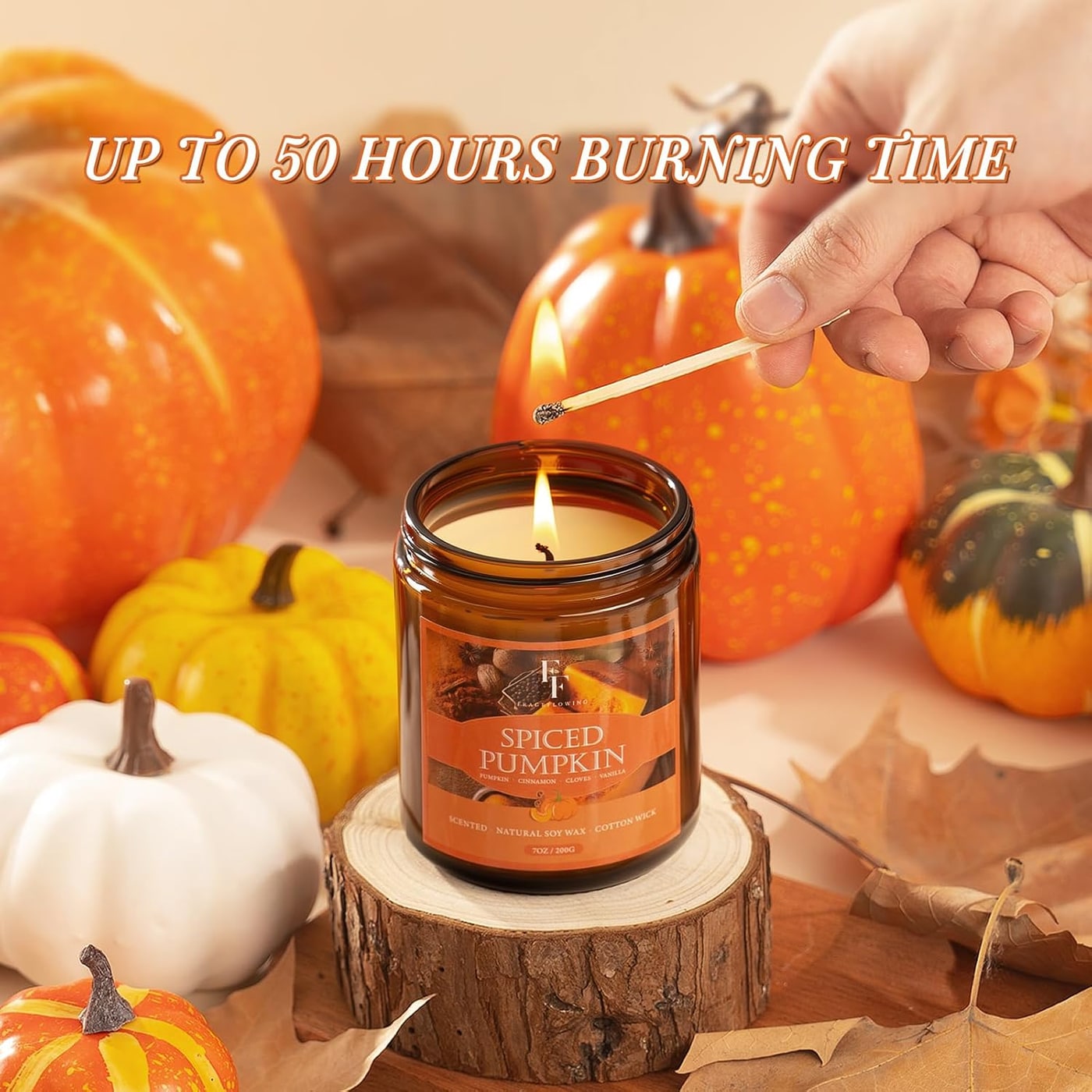 Natural Soy Fall Jar Candle - Photo 4
