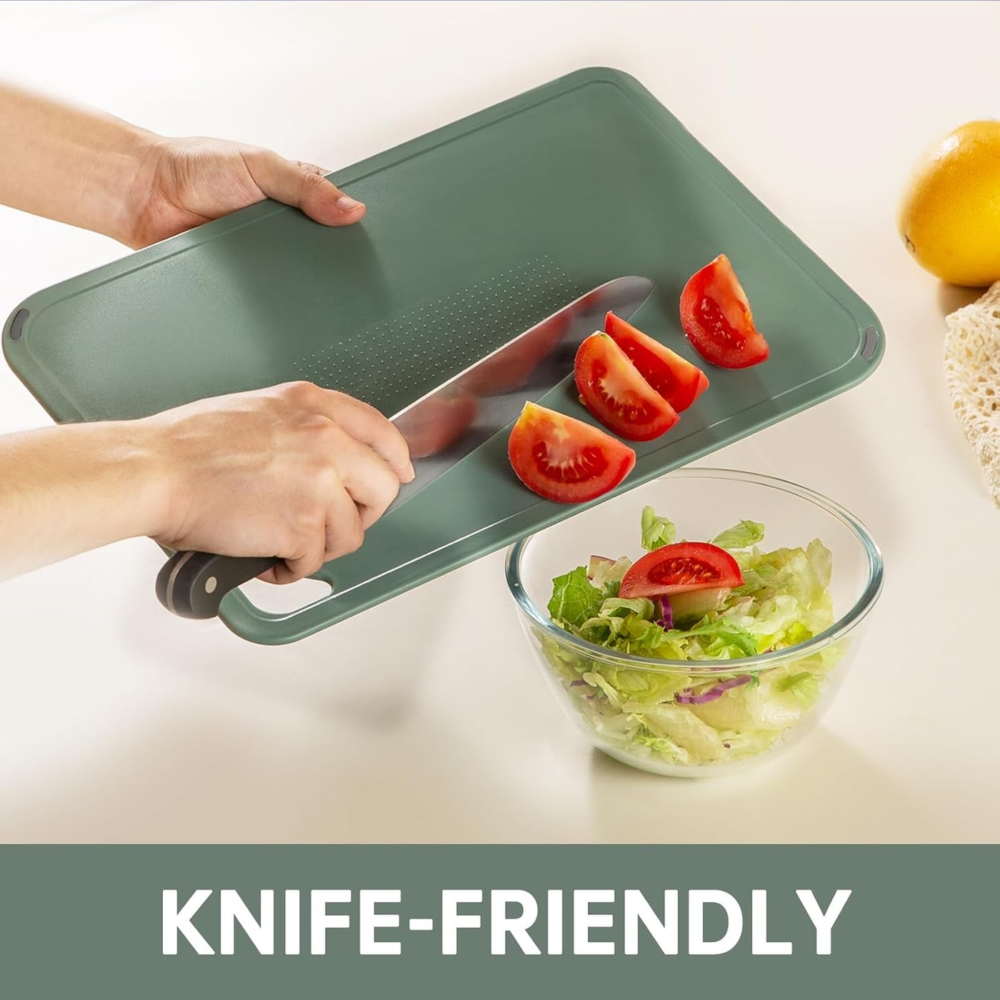 Three-Piece Non-Slip Plastic Cutting Board Set - Photo 2