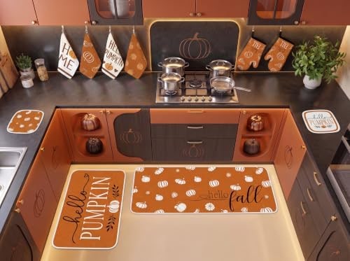 10-Piece Pumpkin Kitchen Linen Set - Photo 4