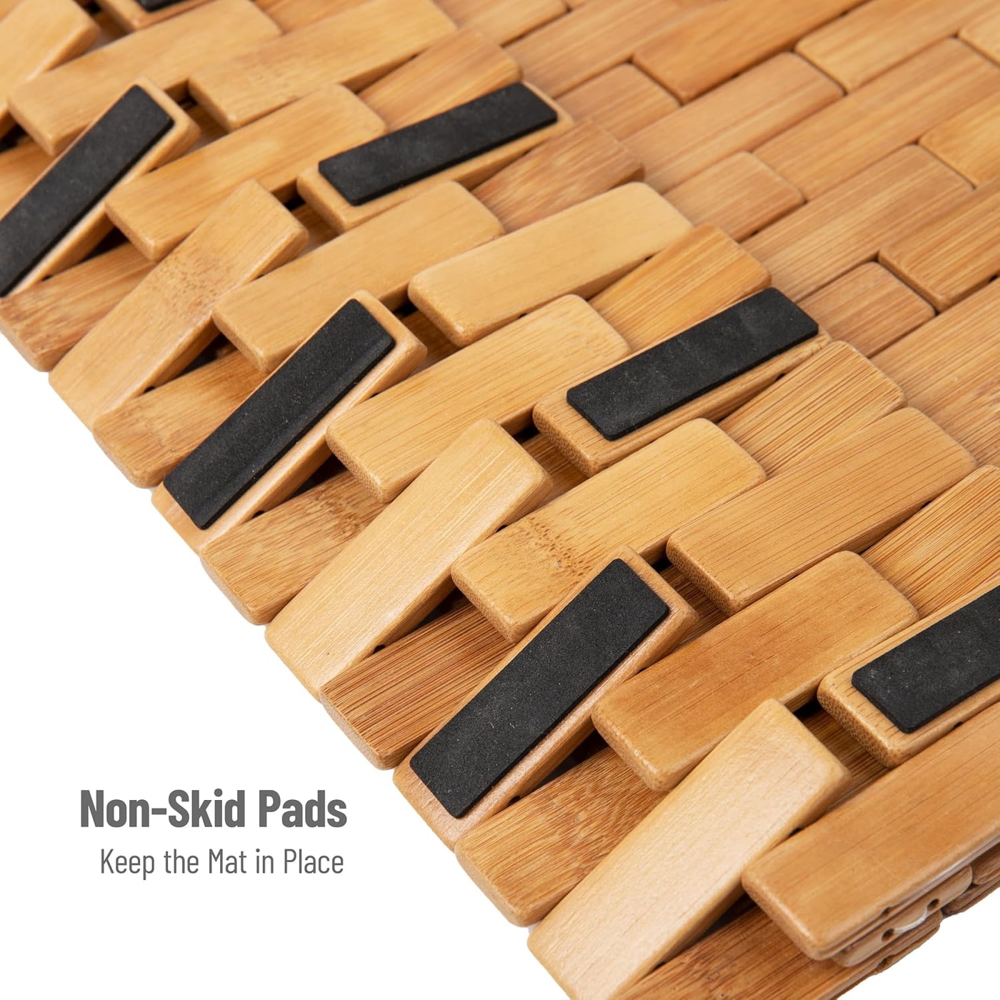 Roll-Up Bamboo Bath Mat - Photo 4