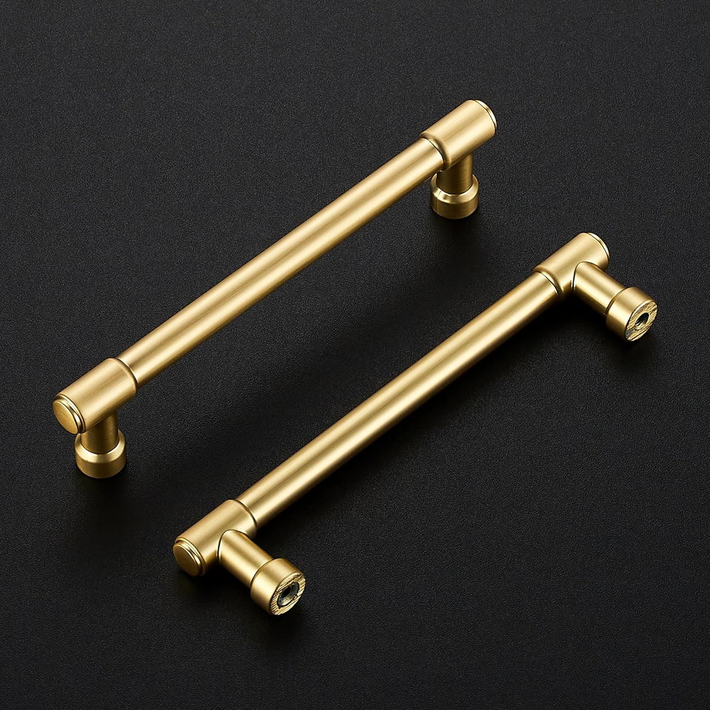 Round T-Bar Zinc Cabinet Pulls, 5-Inch Center, 10-Pack - Photo 2