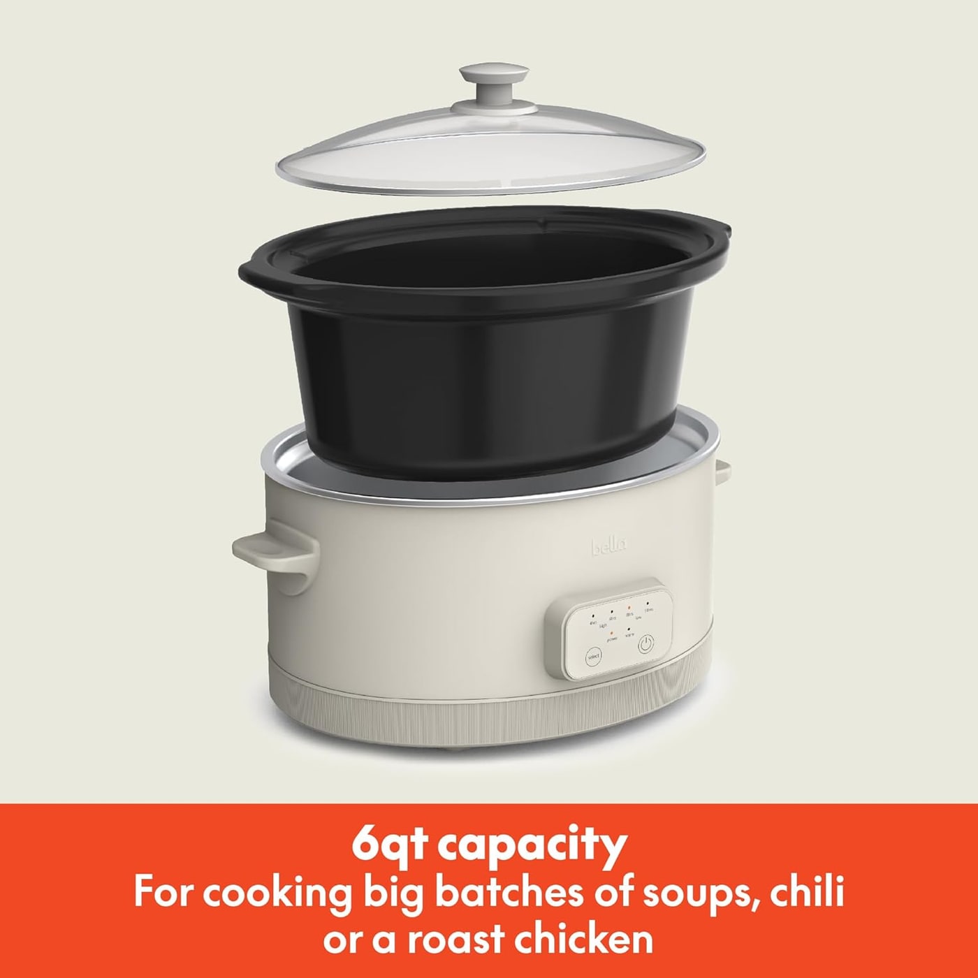 6-Quart Programmable SAVOR Slow Cooker - Photo 2
