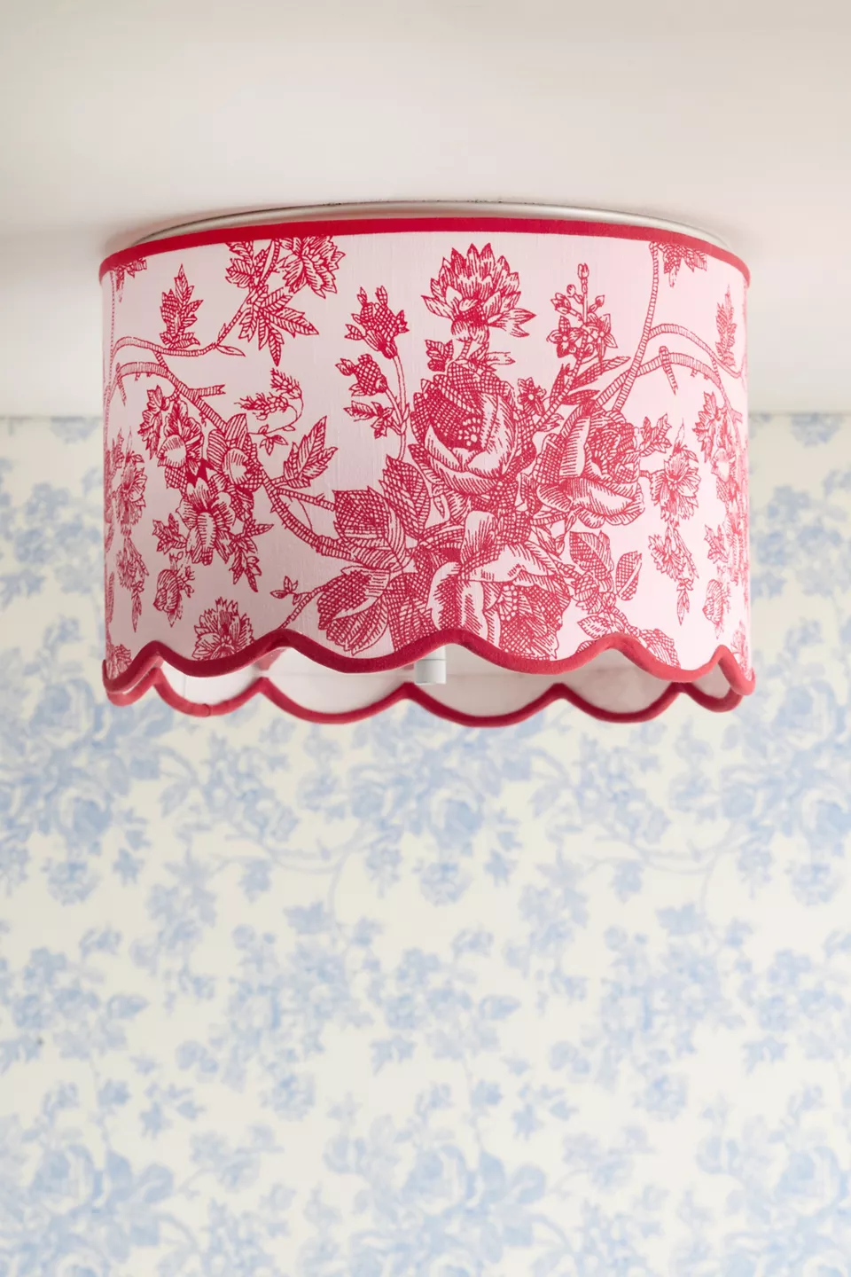 Scalloped Drum Flush Mount Shade Kit - Photo 2