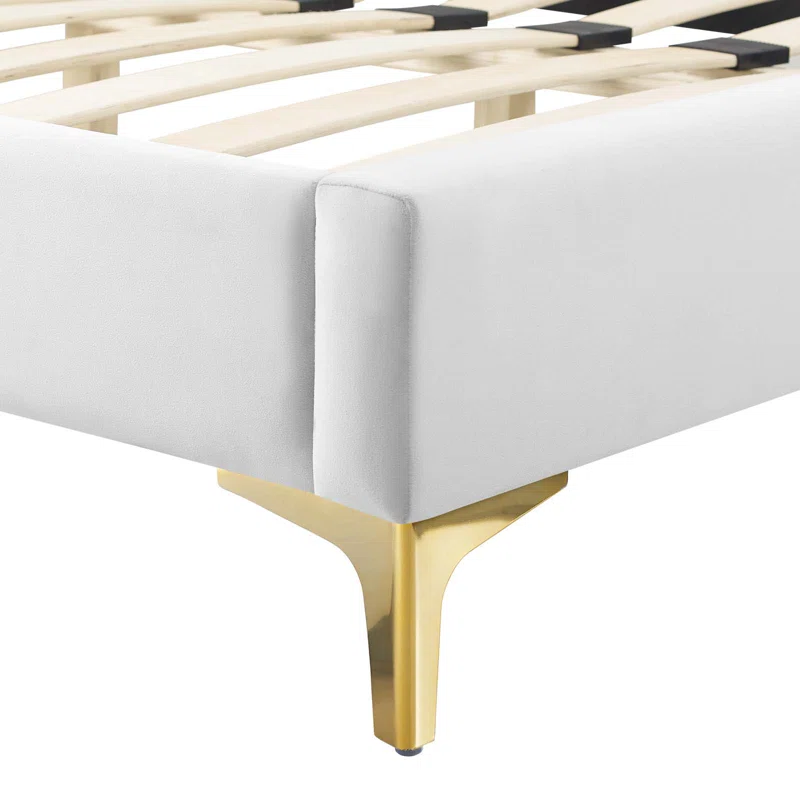 Sienna Performance Velvet Platform Bed - Photo 3