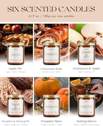 Six-Piece Scented Soy Candle Gift Set - Photo 4