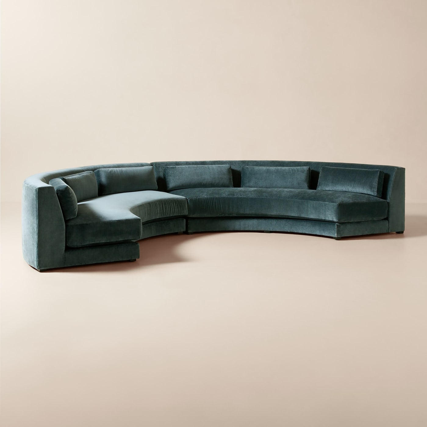 Sonora 2-Piece Curved Sectional Sofa - Photo 2