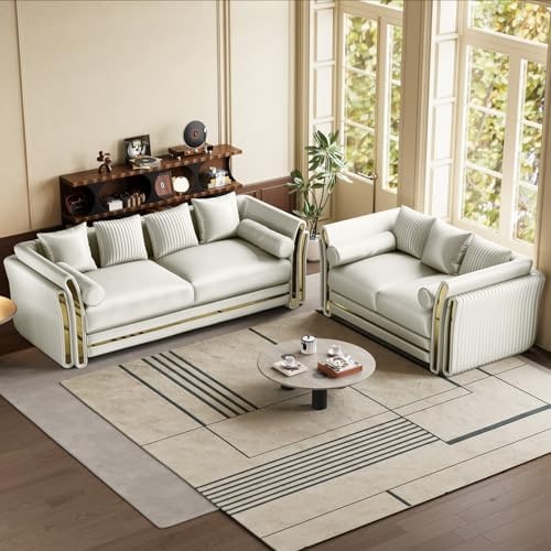 Two-Piece Tufted Velvet Chesterfield Sofa Set - Photo 2