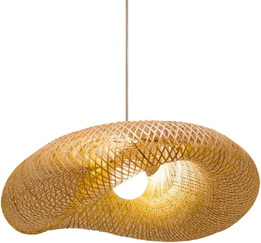Twisted Bamboo Kitchen Island Pendant Light