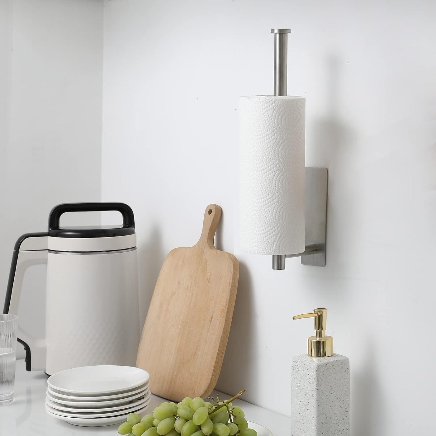 Under Cabinet Stainless Steel Paper Towel Holder - Photo 3