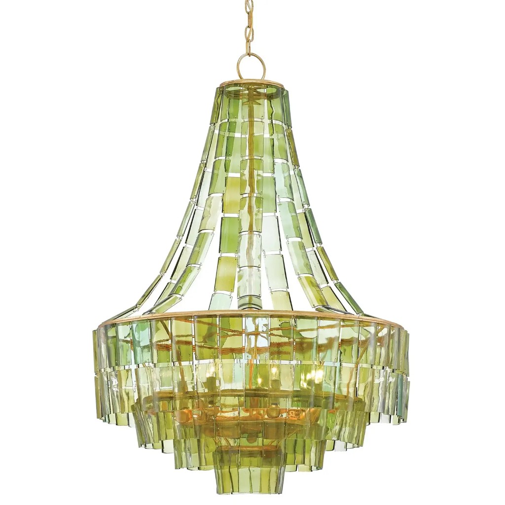 Vintner Recycled Glass Chandelier